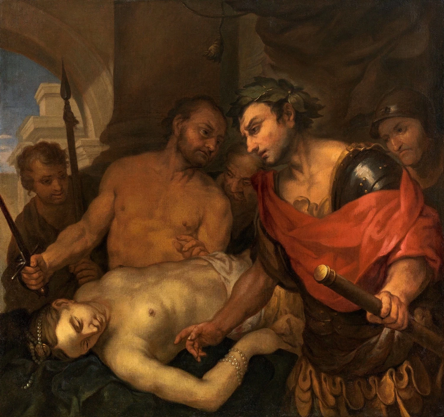 L'Imperatore Nerone davanti al corpo di Agrippina